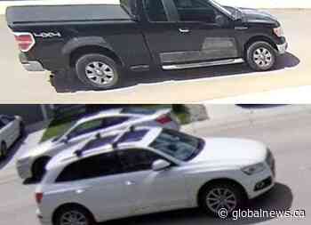Airdrie RCMP seek two vehicles involved in shooting