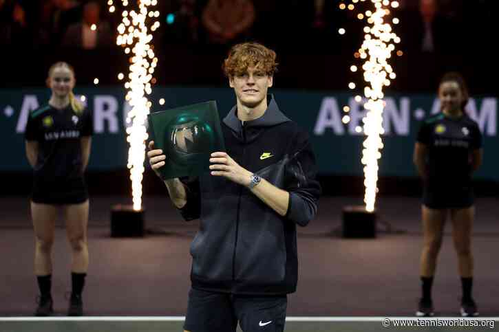 Newly-crowned No. 1 Jannik Sinner pens Rotterdam return in 2025