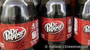 Dr Pepper climbs into tie for 2nd in U.S. soda rankings, report says