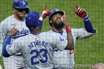 Betts, Freeman, Hernandez all homer as Dodgers avoid sweep by handling the Pirates 11-7