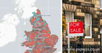 House prices mapped by every postcode in England and Wales - see where's cheapest