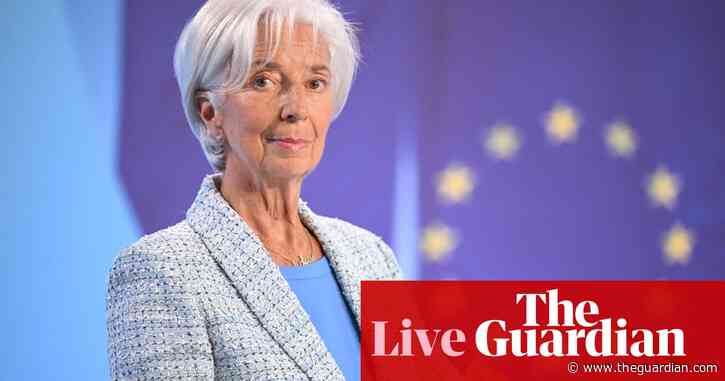 ‘Strong likelihood’ ECB is in dialling back phase, says Lagarde, after first rate cut since 2019 – as it happened