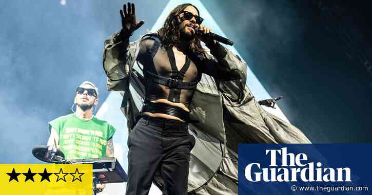 Thirty Seconds to Mars review – Jared Leto gives half-empty arena his full attention