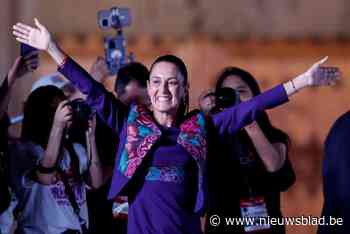 Officieel: Claudia Sheinbaum als eerste vrouw ooit verkozen tot president van Mexico