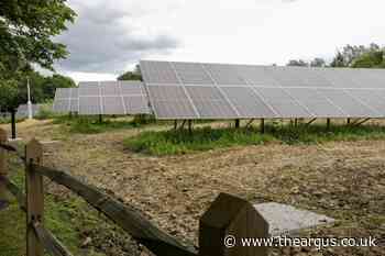 New solar farm installed by Schroders in West Sussex