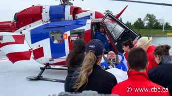 Helicopter paramedic crews practise ahead of Canadian Grand Prix