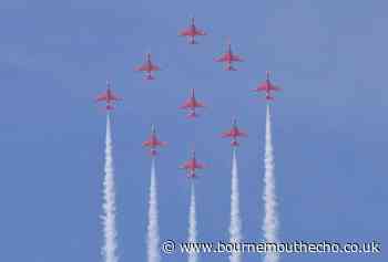 Red Arrows to fly over Dorset this weekend - full timings