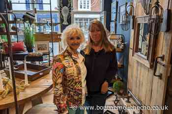 Debbie McGee makes surprise visit to Lymington shop