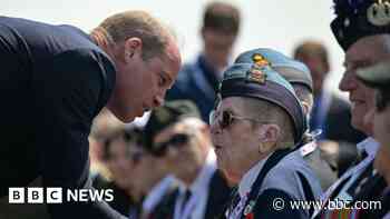 King and world leaders attend emotional D-Day events