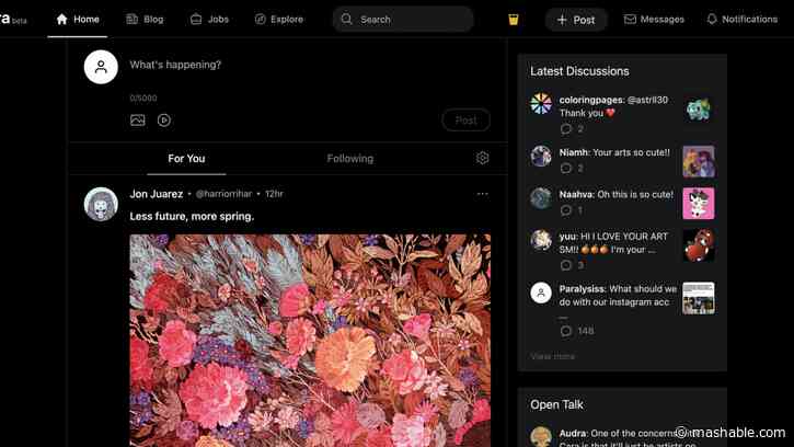 What is Cara, the anti-AI social media app for artists?
