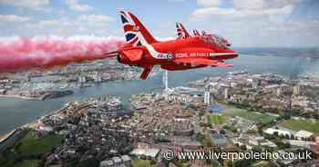Times you can see the Red Arrows as they fly overhead today