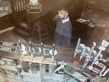 Vandal smashes window at Duke of York pub in city centre