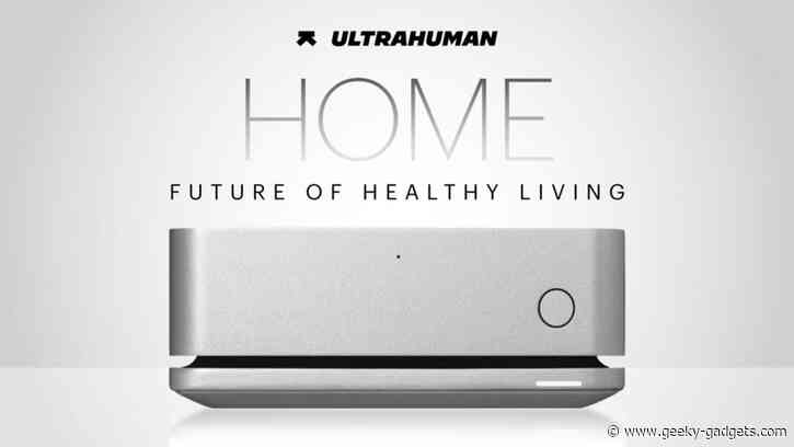 Ultrahuman Home air, sound and light monitoring system for improved health