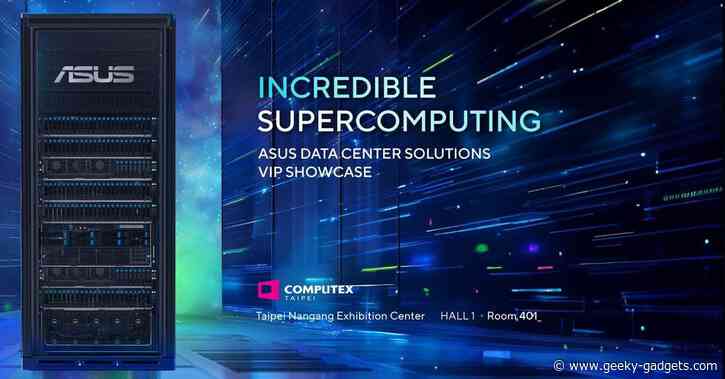 New ASUS Servers and Data Storage for HPC and AI unveiled at Computex 2024