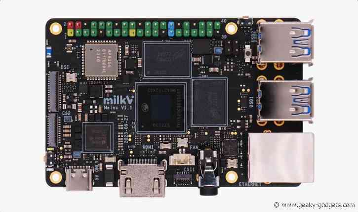Milk-V Meles RISC-V single-board computer SBC $80 mini PC launches