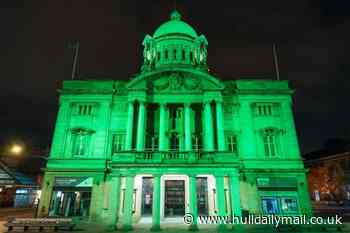 The special reason why Hull city centre will glow green