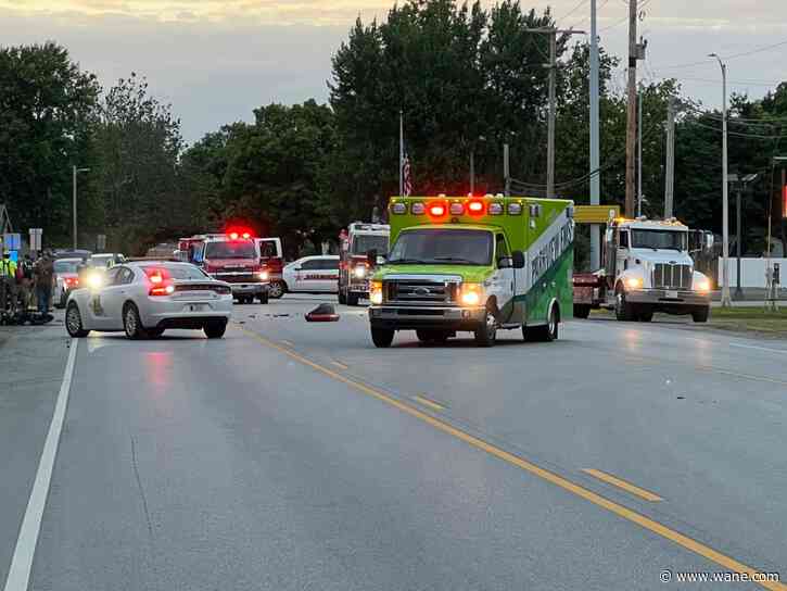 US 33 back open in Churubusco after pursuit, motorcycle crash