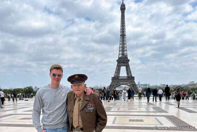Randy (26) maakt dankzij crowdfunding droom van oorlogsveteraan Buck (100) waar: “Herdenkingsceremonie 80 jaar na D-Day was heel emotioneel”