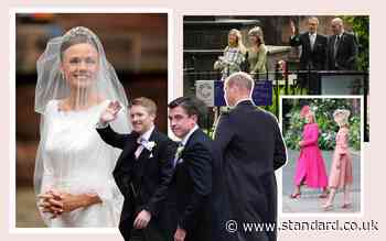 Duke of Westminster wedding arrivals and dress: Prince William and Princess Eugenie lead fashionable guests