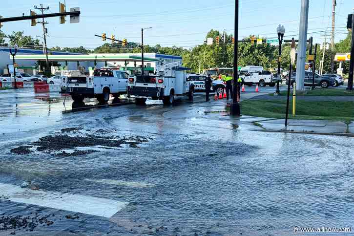 DEVELOPING: Road closed, multiple schools delayed due to large water ...