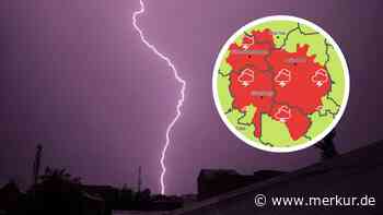Alarmstufe Rot in München: DWD gibt „amtliche Unwetterwarnung“ heraus – Schwere Gewitter drohen