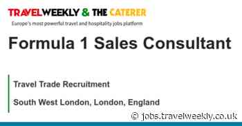 Travel Trade Recruitment: Formula 1 Sales Consultant