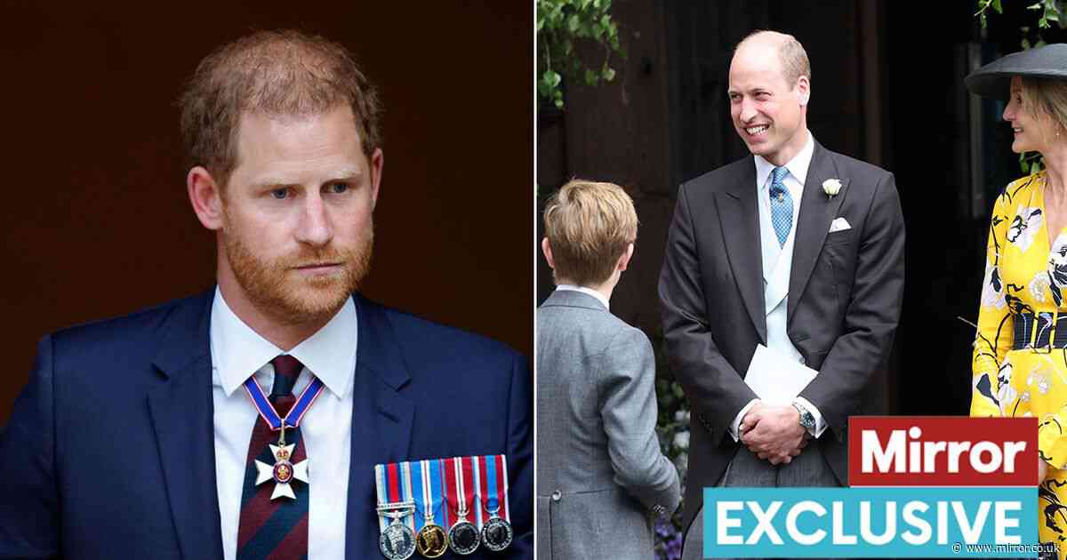 'No question' Prince William would take priority over Harry at pal's wedding - expert