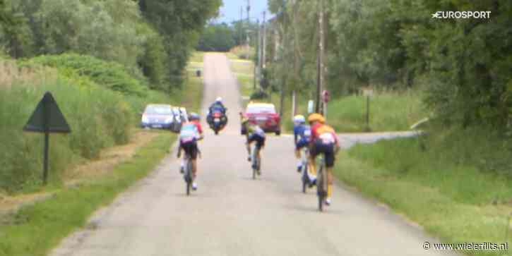 Koplopers rijden verkeerd in het Critérium du Dauphiné