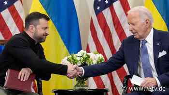 Neues Militärpaket für Ukraine: Biden entschuldigt sich bei Selenskyj für Lieferpause