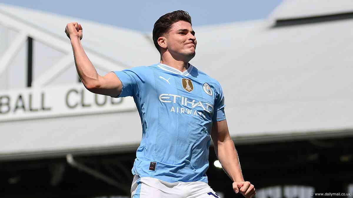 Chelsea and PSG 'among clubs targeting Julian Alvarez this summer with Man City willing to listen to bids of £70m for Argentine forward'