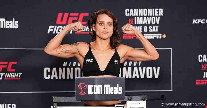 UFC Louisville weigh-in results: Eduarda Moura misses weight for second straight fight