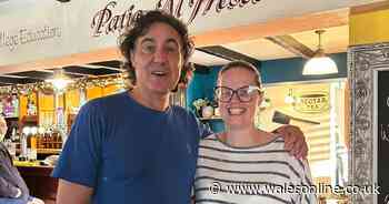 Comedian Micky Flanagan spotted out or 'out out' in Swansea Valley pub