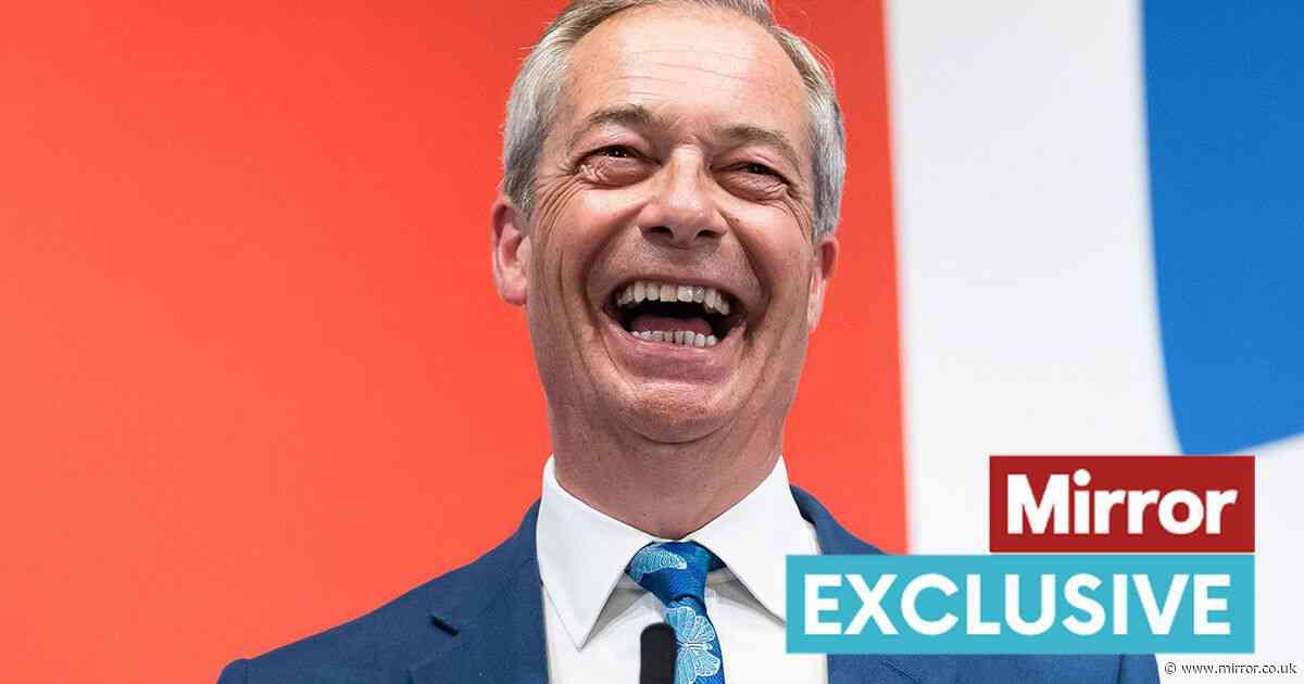Nigel Farage pushes Tories into third place among middle-aged voters