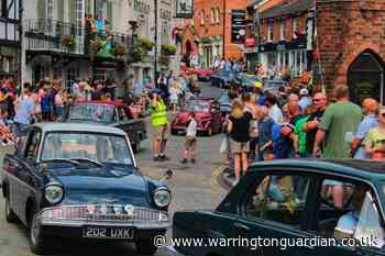 Where you can see hundreds of vehicles in Warrington this month