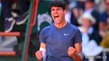 Alcaraz reaches 1st French Open final with 5-set thriller over soon-to-be No. 1 Sinner