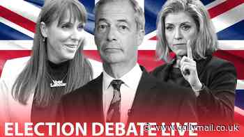 BBC general election debate LIVE: Nigel Farage, Angela Rayner and Penny Mordaunt pitch to voters in seven-way address involving major political parties