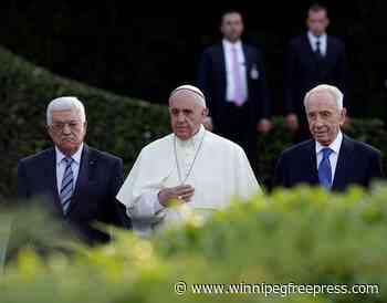 Pope recreates the 2014 Mideast peace prayer in Vatican Gardens to beg for an end to Gaza conflict