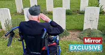 D-Day hero, 100, falls silent and pays heartbreaking respects to WW2 friends