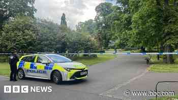 City centre park cordoned off after woman raped