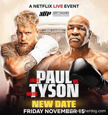 Jake Paul vs. Mike Tyson Boxing Event Rebooked for Nov. 15
