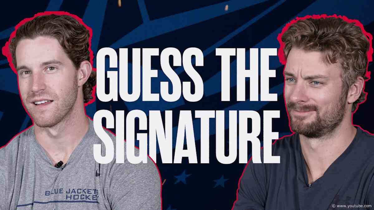 "IS THAT MINE?!" SEAN KURALY is STUMPED by his Teammate's Signature | Guess the Signature