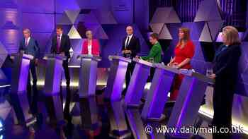 Social media users compare BBC general election debate to quiz show as seven political heavyweights go head-to-head in battle for votes