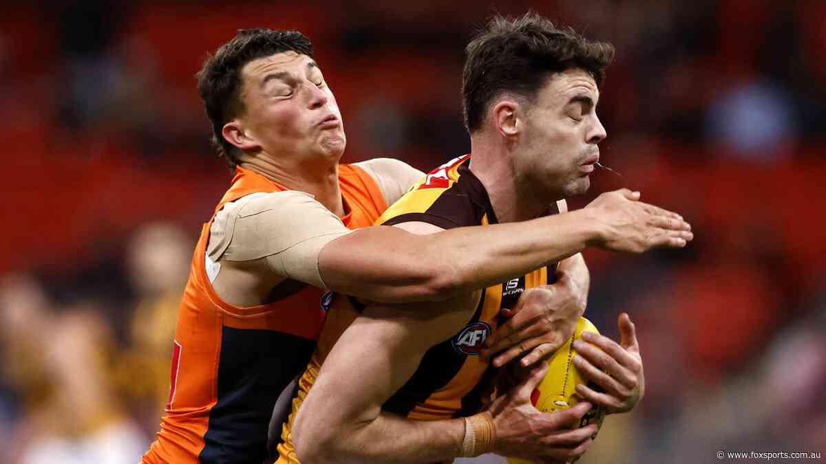Live AFL scores 2024, Hawthorn Hawks vs GWS Giants, Round 13: Updates, stats, blog, how to stream, start time, teams, latest news