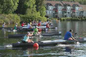 105 paddlers in North Bay for the Mattawa River Canoe Race