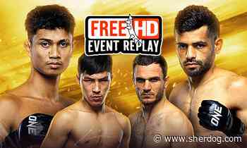 Free HD Replay: ONE Friday Fights 66 ‘Kongchai vs. Hamidi’