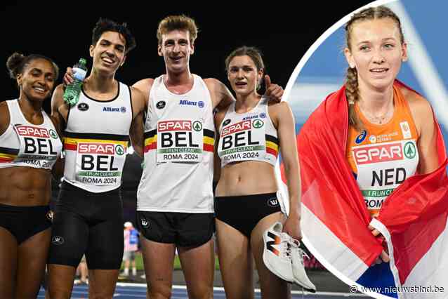 VIDEO. Fenomeen Femke Bol doet Belgische mixed relay in slotmeters van 4x400 meter de das om: “In Parijs moeten we nog tandje bijsteken”