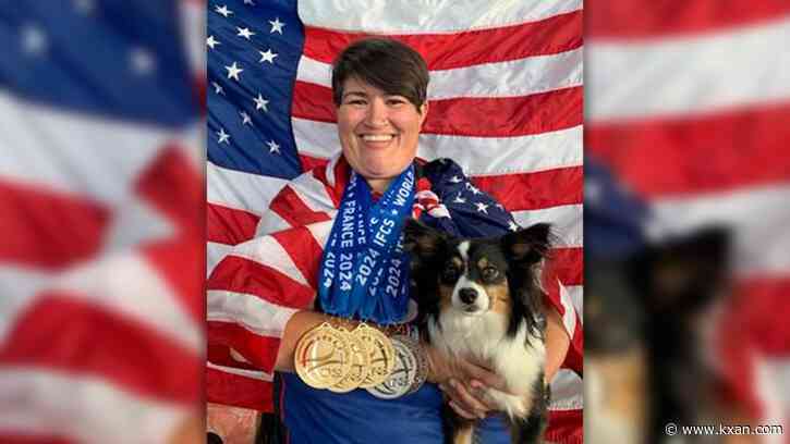 Leander trainer, dog win 5 medals at agility championship in France