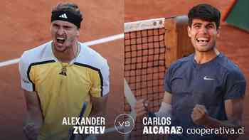 ¿Cuándo y dónde ver la final de Roland Garros entre Zverev y Alcaraz?