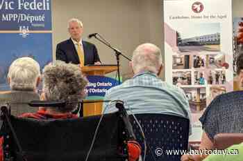 Fedeli announces funding for 3 area long-term care homes