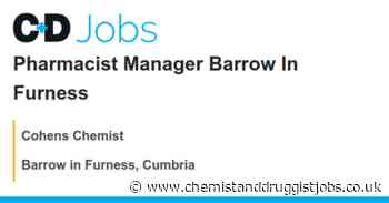 Cohens Chemist: Pharmacist Manager Barrow In Furness